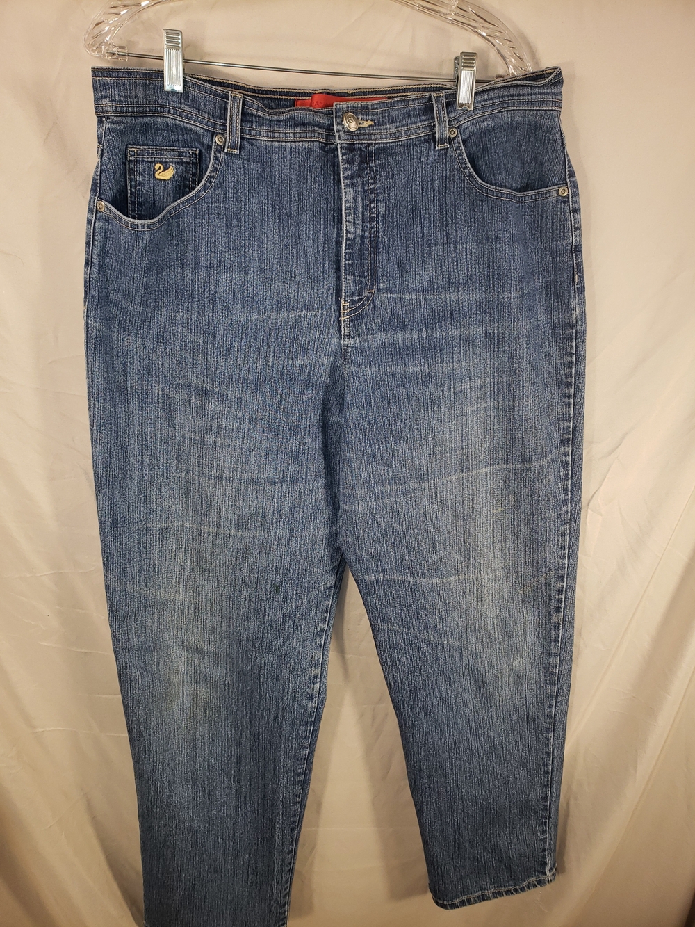 Gloria Vanderbilt Medium Blue Ankle Crop Jeans - 16 Short